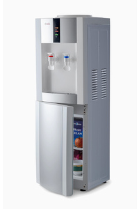 Кулер для воды LD-AEL-47c white/silver с шкафчиком